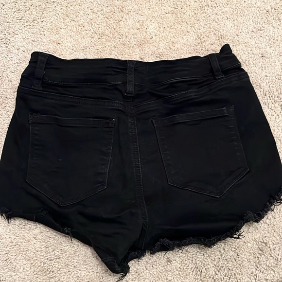 KanCan Women's Black Cut Off Jean Shorts Size 28 - Picture 1 of 4